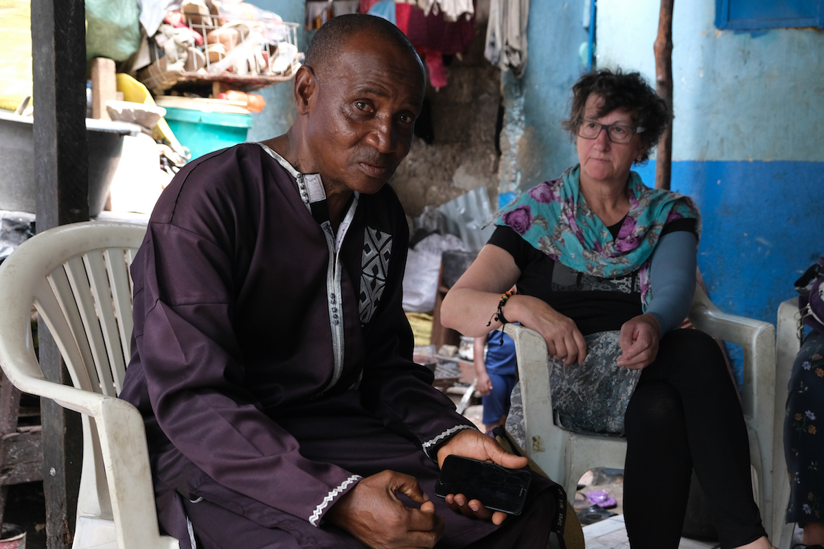 Liman Keïta, papa van Yaguine. (Foto Solidaire, Fabienne Pennewaert)