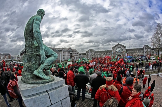 Charleroi. (Foto Solidair, Salim Hellalet)