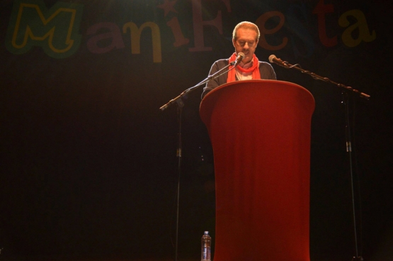 Alain Detemmerman (co-voorzitter ABVV-FGTB HORVAL) (Foto Solidair, Aïcha Attaleb)