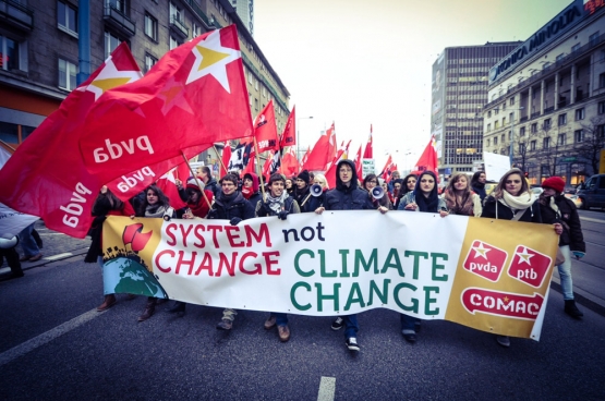 “Die klimaatbeweging is nu weer aan het opbouwen en we willen die versterken”, zegt Jos D’Haese. “Te meer daar er steeds meer verbinding is tussen de sociale strijd en de klimaatstrijd.” (Foto mediActivista / Flickr)