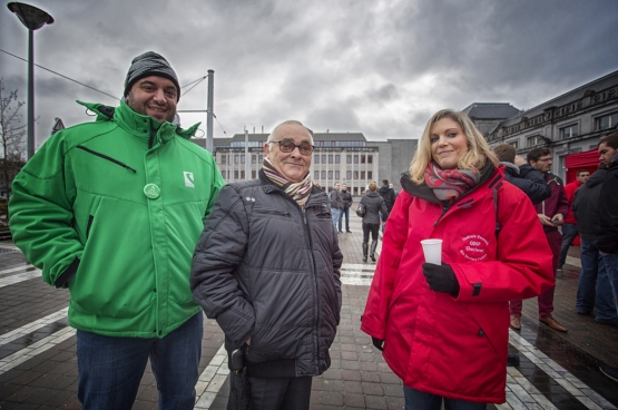 “Iedereen heeft er belang bij dat de vakbonden ten volle hun rol kunnen spelen”, zegt advocaat Jan Buelens. (Foto Solidair, Salim Hellalet)