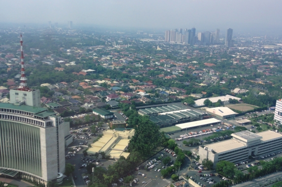 Quezon City in het noorden van de Filipijnse hoofdstad Manilla. (Foto Patrick Roque)