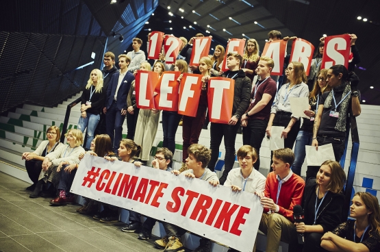 We hebben nog 12 jaar voor de klimaatontaarding volledig uit de hand loopt. (Foto Greenpeace Polen)