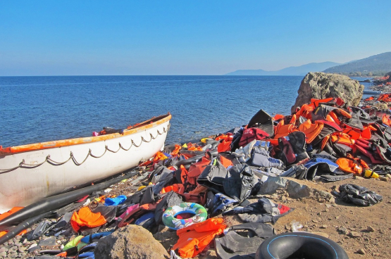 Het Griekse eiland Lesbos (Foto Jim Black, Pixabay)