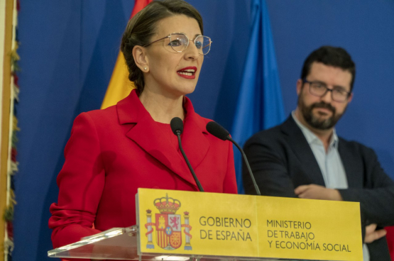 Yolanda Diaz, minister van Arbeid en Sociale Economie (Foto Ministerie van Arbeid, Spanje)