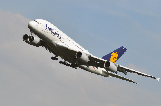 Een vliegtuig van Lufthansa, eigenaar van Brussels Airlines. (Foto: Shutterstock)