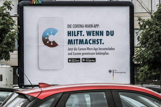 Op 16 juni lanceerde Duitsland de Corona Warn App, die door 15% van de bevolking gedownload werd. (Foto Photoheuristic.info, Flickr