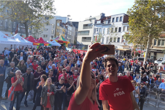 Kiescampagne van de PVDA in 2019