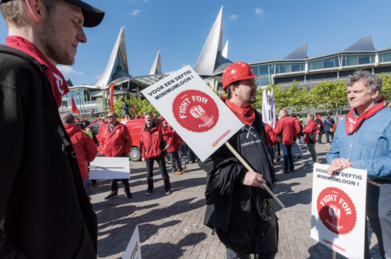 De grootste groep werknemers verdient tussen de 1650 en 2000 euro netto. Daaronder zit een laag van werkende armen. (Foto Karina Breys)