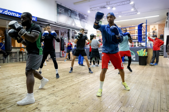 Cubaanse boksers trainen voor de Olympische Spelen (Foto Belga)