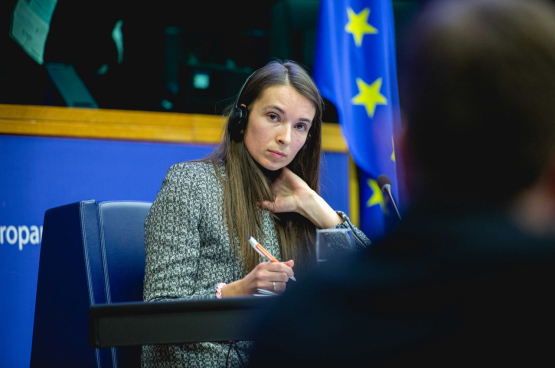 Anna Kolotova is algemeen secretaris van de groep Unified European Left in de Parlementaire Assemblee van de Raad van Europa (Foto The Left, Quentin Vanbergen)