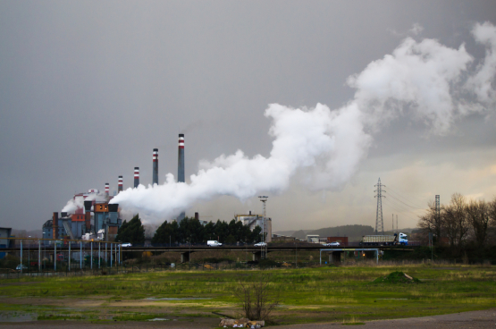 Fabriek van ArcelorMittal in Avilés, Asturië. (foto Alberto Menendez Cervero)