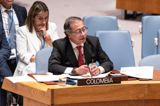 Gustavo Petro, de eerste progressieve president van Colombia, gesteund door de Communistische Partij. (Foto Lev Radin)