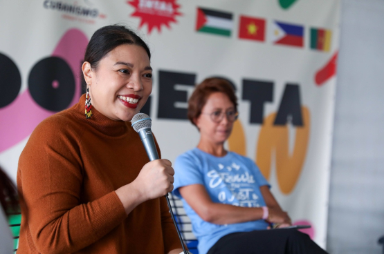 Kristina Conti op ManiFiesta in september vorig jaar. (Foto Solidair, Sophie Lerouge)